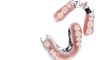 Pair of partial dentures in Brick Township