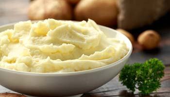 Mashed potatoes good for eating after dental implant surgery in Brick Township