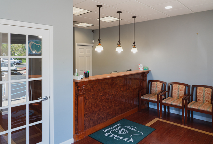 Reception area of Nu Dental Brick